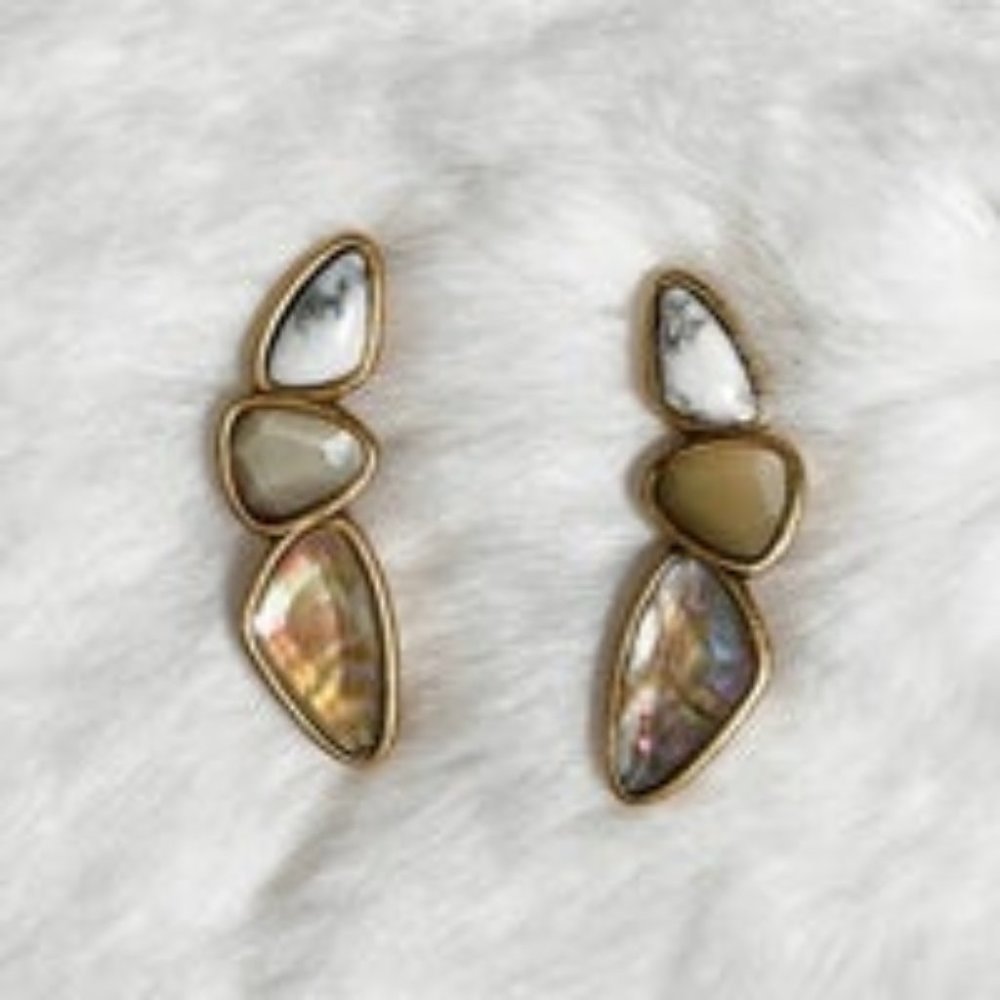 Kendra Scott Ivy Ear Climber Earrings | Ivory